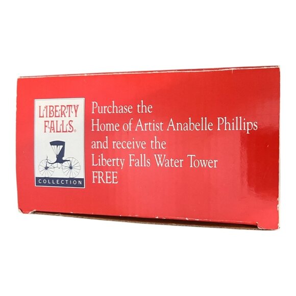 Liberty Falls Water Tower and Home Of Artist Anabelle Phillips Figurines 3.25 T - Picture 13 of 14